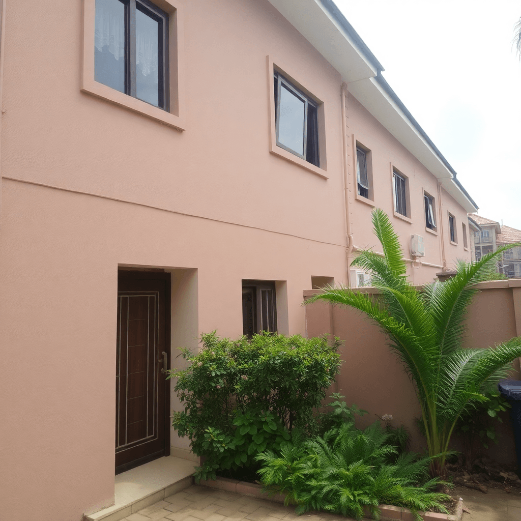 Elegant terraced house in Yaba